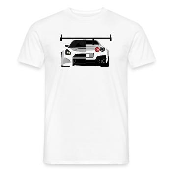 Gtr skyline Autos Tuner Racing Symbol Collage Logo - Männer T-Shirt - Weiß - Vorne - AI Model Male 178 dark (178cm)