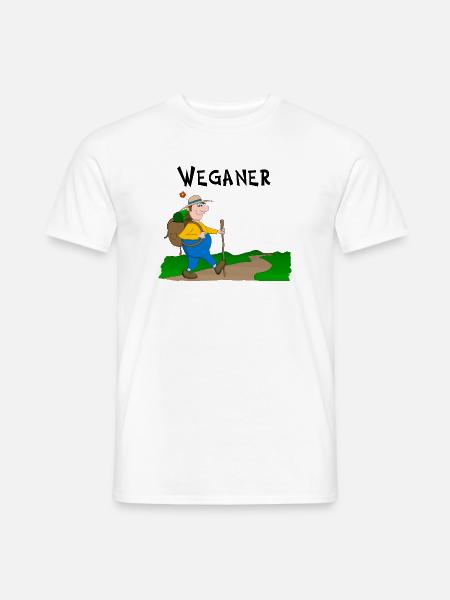 Wanderlust - Männer T-Shirt - Weiß