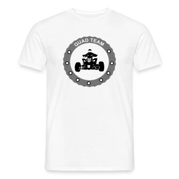 Quad team - Männer T-Shirt - Weiß - Vorne - AI Model Male 178 dark (178cm)