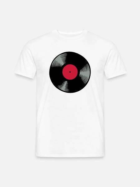 Vinyle - T-shirt homme - blanc