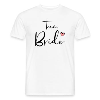 Cadeau de fête de poule de coeur d'équipe - T-shirt homme - blanc - Devant - AI Model Male 178 dark (178cm)