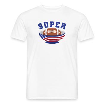 American Football Final Champion Winner Team - Men's T-Shirt - white - Front - AI Model Male 178 dark (178cm)