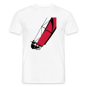 Yacht - T-shirt homme - blanc - Devant - AI Model Male 178 dark (178cm)