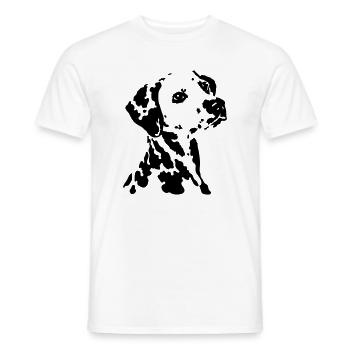dog - T-shirt homme - blanc - Devant - AI Model Male 178 dark (178cm)