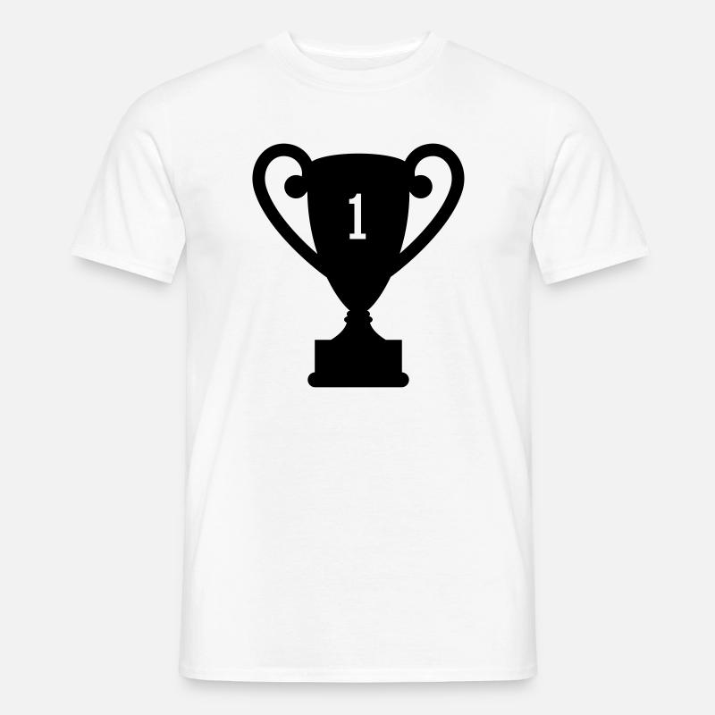 trophy Trophäe preis - Männer T-Shirt - Weiß