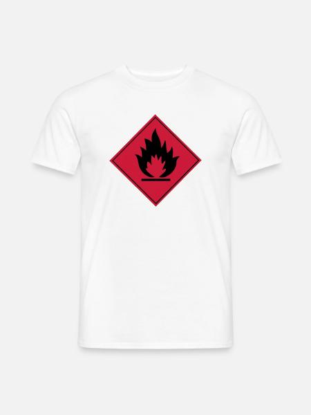 Flammable - Men's T-Shirt - white