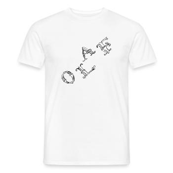 OLAF - Männer T-Shirt - Weiß - Vorne - AI Model Male 178 dark (178cm)