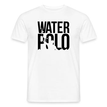waterpolo - Men's T-Shirt - white - Front - AI Model Male 178 dark (178cm)