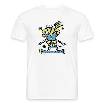 Starke Frau - Männer T-Shirt - Weiß - Vorne - AI Model Male 178 dark (178cm)