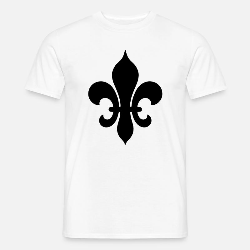 Medieval Fleur de Lis - Men's T-Shirt - white
