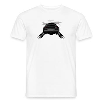sports car racing car symbol widebody liberty walk - Men's T-Shirt - white - Front - AI Model Male 178 dark (178cm)