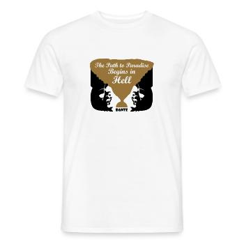 Dante - T-shirt homme - blanc - Devant - AI Model Male 178 dark (178cm)