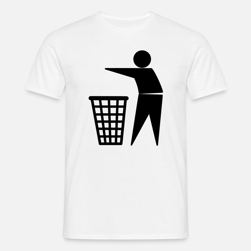 Trash / Garbage - Men's T-Shirt - white