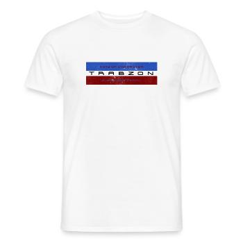 Trabzon Charactar City - T-shirt homme - blanc - Devant - AI Model Male 178 dark (178cm)
