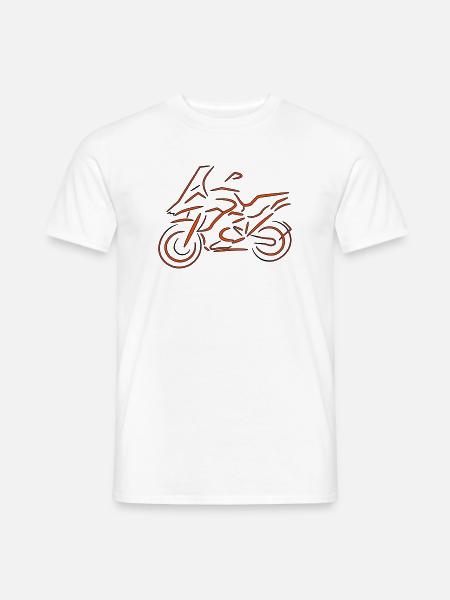 Motorrad Fahrer, Bike, Biker, 1200 - Männer T-Shirt - Weiß