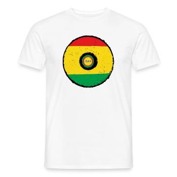 Underground Soundsystem Disc - Männer T-Shirt - Weiß - Vorne - AI Model Male 178 dark (178cm)