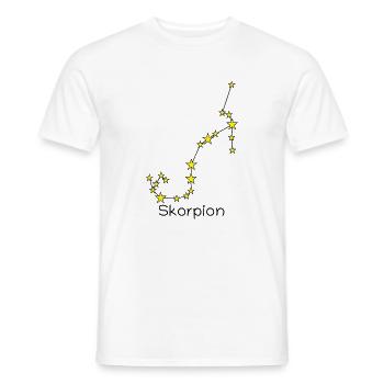 Sternzeichen Skorpion - Männer T-Shirt - Weiß - Vorne - AI Model Male 178 dark (178cm)