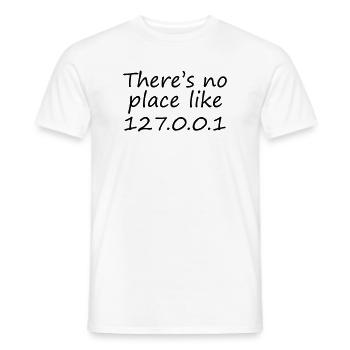 Geek - Männer T-Shirt - Weiß - Vorne - AI Model Male 178 dark (178cm)