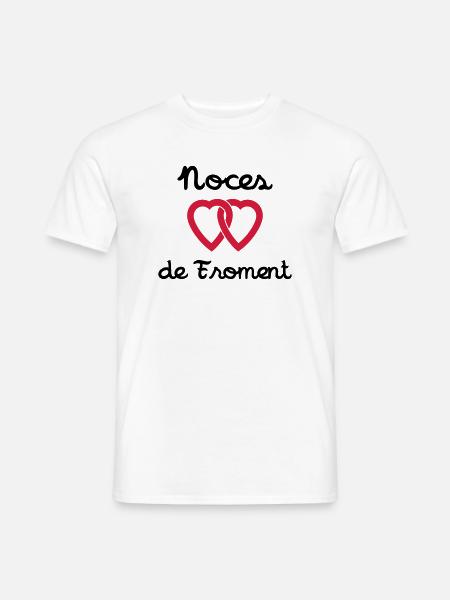 Noces de Froment - T-shirt homme - blanc