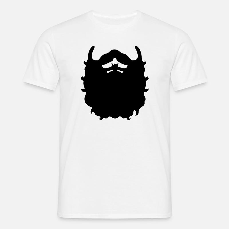 Bart - Männer T-Shirt - Weiß