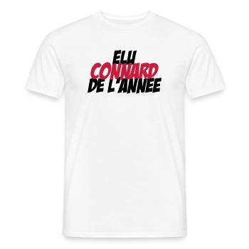 Elu Connard de l'année ! - T-shirt homme - blanc - Devant - AI Model Male 178 dark (178cm)
