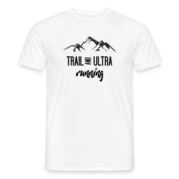 Trail Running et Ultra Running - T-shirt homme - blanc - Devant - AI Model Male 178 dark (178cm)