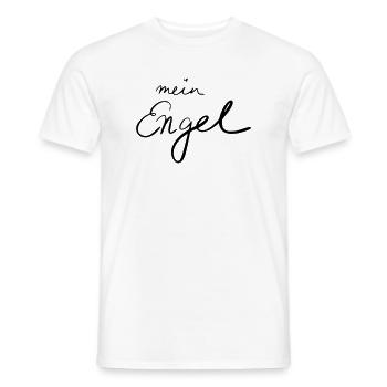 mein Engel - Männer T-Shirt - Weiß - Vorne - AI Model Male 178 dark (178cm)