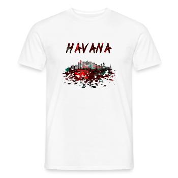Havanna Skyline / Kuba Geschenk Stadt Karibik - Männer T-Shirt - Weiß - Vorne - AI Model Male 178 dark (178cm)