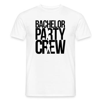 bachelor party crew - Männer T-Shirt - Weiß - Vorne - AI Model Male 178 dark (178cm)