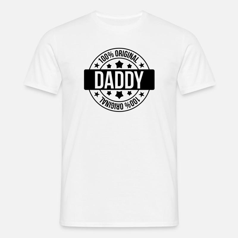 Daddy - Männer T-Shirt - Weiß