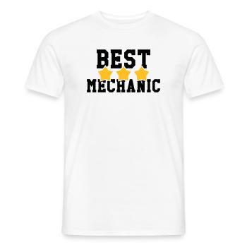 Best Mechanic - Männer T-Shirt - Weiß - Vorne - AI Model Male 178 dark (178cm)
