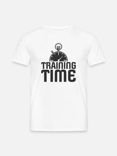 Training Motivation Kraftsport Fitness gym Symbol - Männer T-Shirt - Weiß