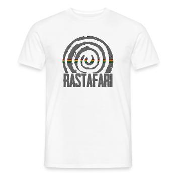 Reggae Rastafari - Männer T-Shirt - Weiß - Vorne - AI Model Male 178 dark (178cm)