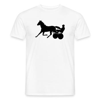 trotter - T-shirt homme - blanc - Devant - AI Model Male 178 dark (178cm)