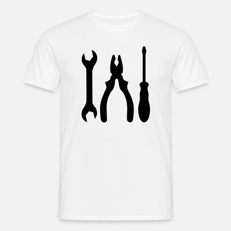 tools - Männer T-Shirt - Weiß