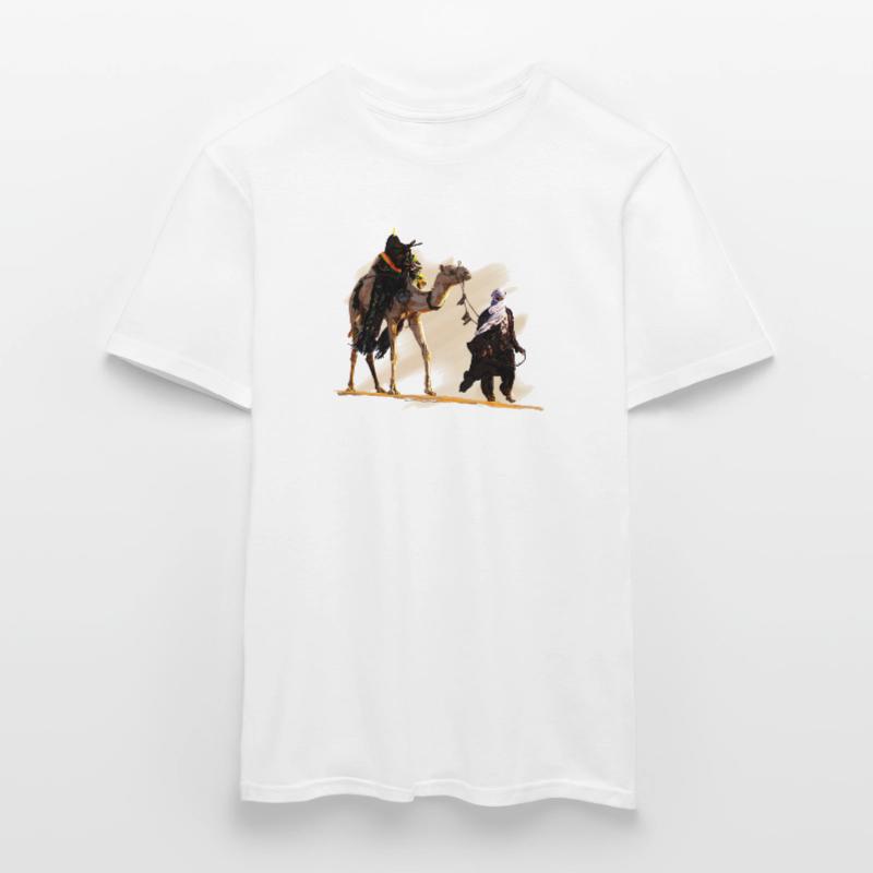 Beduin mit Kamel Männer T-Shirt
