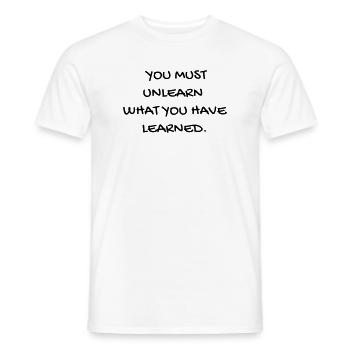 Cinema - Quotes - Film - Citations - Zitat - Humor - Men's T-Shirt - white - Front - AI Model Male 178 dark (178cm)