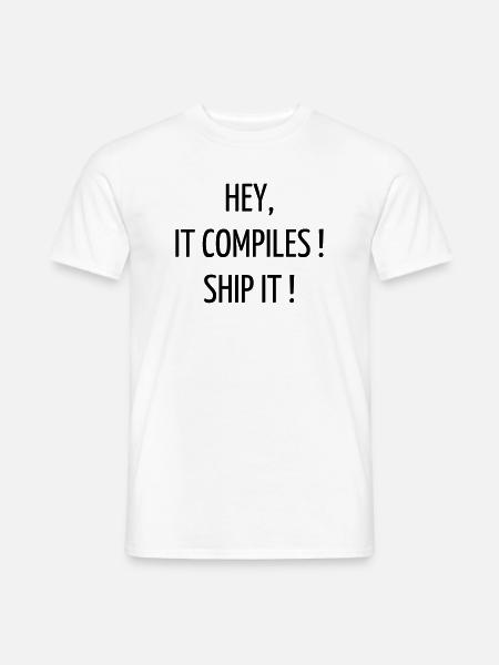 Citation / Geek / Gaming / Gamer / Nerd - T-shirt homme - blanc