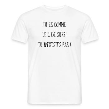 Cinéma / Citation / Série télé / Geek - T-shirt homme - blanc - Devant - AI Model Male 178 dark (178cm)