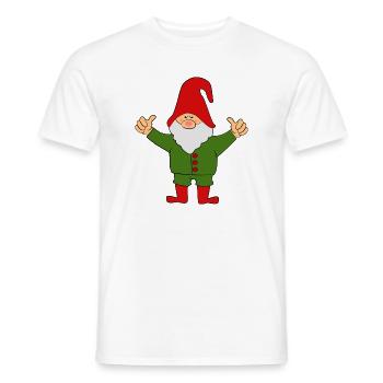 Elves Dwarfs - Men's T-Shirt - white - Front - AI Model Male 178 dark (178cm)