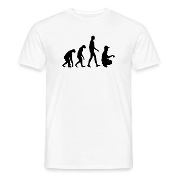 Petanque / Boules / Sport / Bouliste - T-shirt homme - blanc - Devant - AI Model Male 178 dark (178cm)