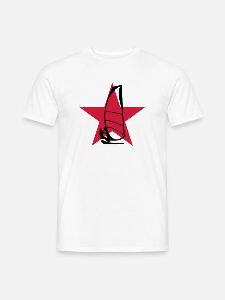Windsurfen / Windsurfer / Windsurf / Windsurfing - Männer T-Shirt - Weiß