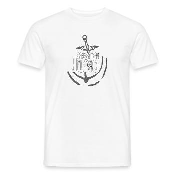 Küsten Jung Anker Design - Männer T-Shirt - Weiß - Vorne - AI Model Male 178 dark (178cm)