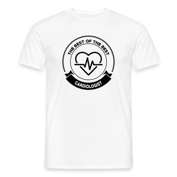 Arzt / Medizin / Kardiologie / Kardiologe - Männer T-Shirt - Weiß - Vorne - AI Model Male 178 dark (178cm)