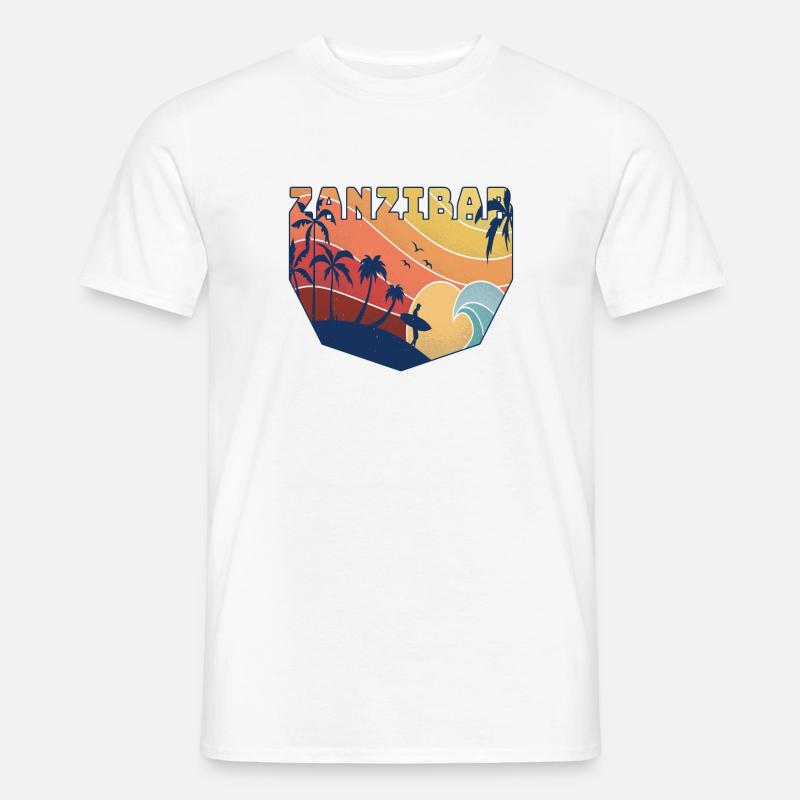Surfer Design / Geschenk - Männer T-Shirt - Weiß