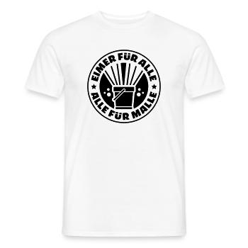 party mallorca urlaub - Männer T-Shirt - Weiß - Vorne - AI Model Male 178 dark (178cm)