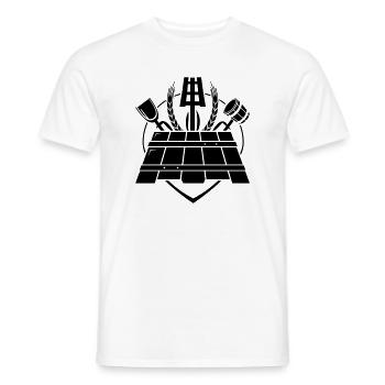 Bierbrauer Zunft, Brauer Logo, Bier - Männer T-Shirt - Weiß - Vorne - AI Model Male 178 dark (178cm)