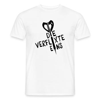dart sport humor - Männer T-Shirt - Weiß - Vorne - AI Model Male 178 dark (178cm)