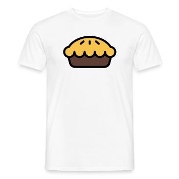 Apple Pie - Men's T-Shirt - white - Front - AI Model Male 178 dark (178cm)