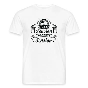 Rentner Rentnerin Ruhestand Rente Opa Oma Mythos - Männer T-Shirt - Weiß - Vorne - AI Model Male 178 dark (178cm)